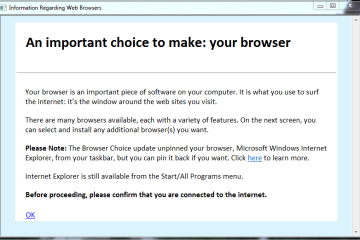 Browser Choice Denen Lanet